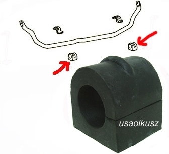 Guma stabilizatora przedniego Dodge Stratus Chrysler Cirrus 9312