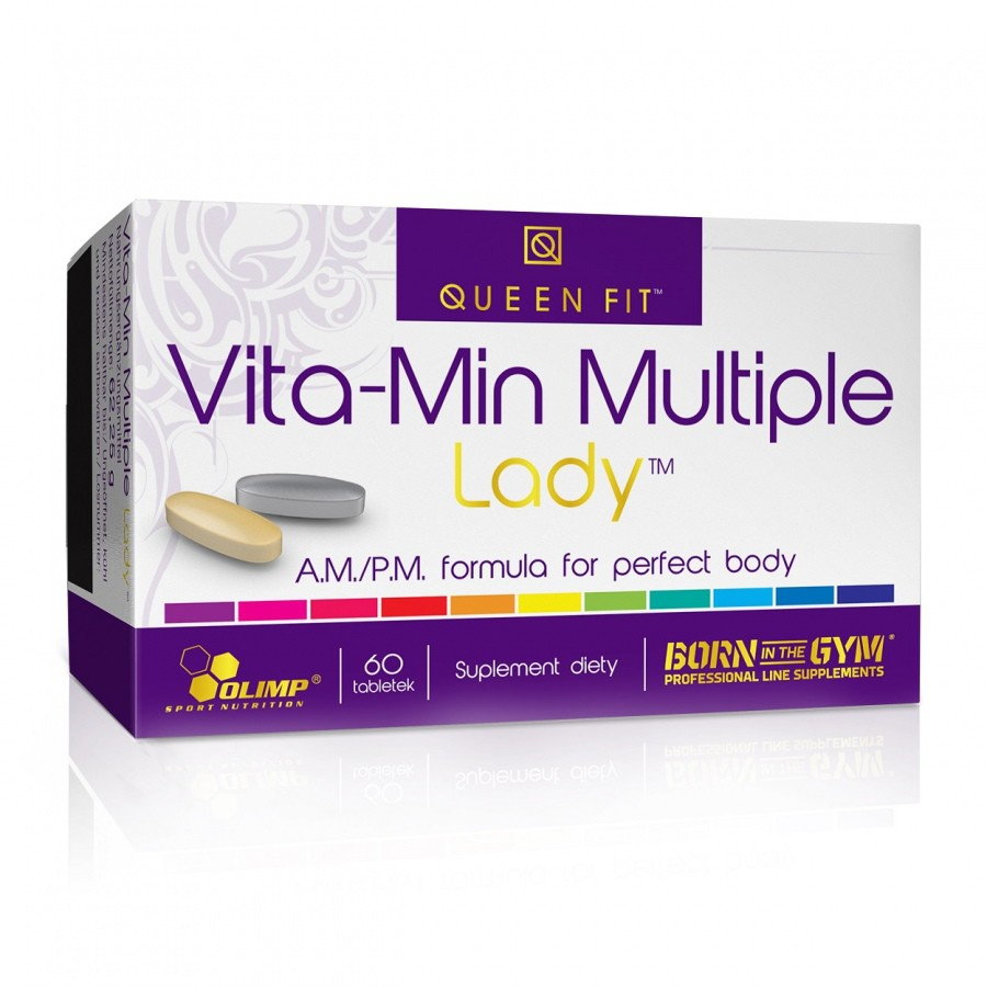 Фото - Вітаміни й мінерали Olimp Vita Min Multiple Lady 60 Tabletek 