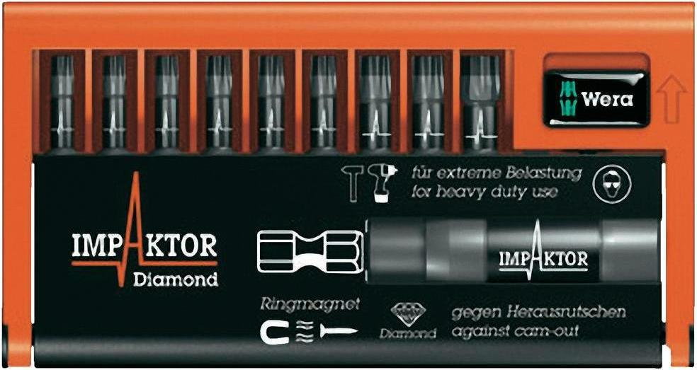 Wera Zestaw bitw T20/25/30/40 116 mm 10 szt. (5057688001)