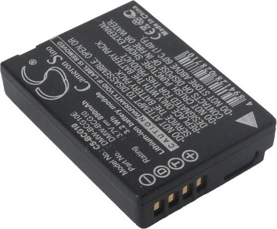 Cameron Sino Panasonic DMW-BCG10E 890mAh 3.29Wh Li-Ion 3.7V () GC-BDC135