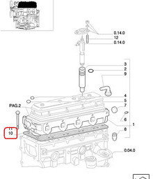 CNH USZCZELKA GŁOWICY 98472008
