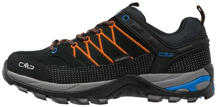 CMP RIGEL WP Półbuty trekkingowe antracite/fiesta 3Q13247