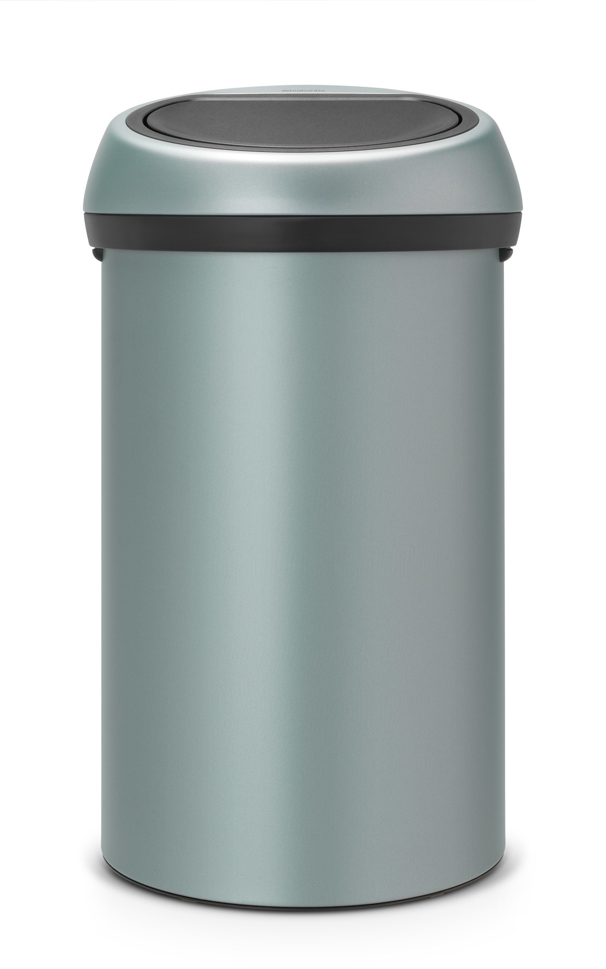 Brabantia Kosz na śmieci Touch Bin 60L Metaliczny miętowy pokrywa miętowa 402449