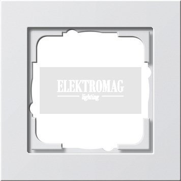 Gira E2 BIAŁY POŁYSK Ramka X1 [021129]