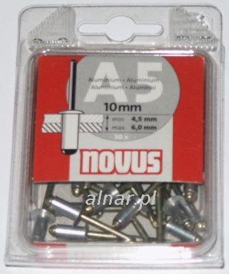 NOVUS NITY ALUMINIOWE A TYP 3/6mm 70PC 045-0028 NV045-0028