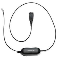 Jabra Smart Cord, QD to RJ10, straight , 0,8 meters, with 8-position switch 8800 (88001-99)