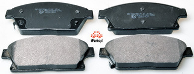 DENCKERMANN Klocki hamulcowe - komplet B111236