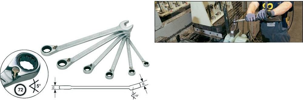 Hazet Klucz płasko-oczkowy 21 32 mm x 291.5 mm (606/6-1)