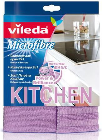 Vileda Ściereczka kuchenna 2w1 z mikrofibrą 141260