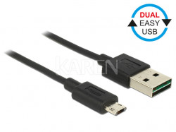 Delock Kabel USB micro AM-BM USB 2.0 Easy-USB 1m KKDOKUBU0420 [5621627]