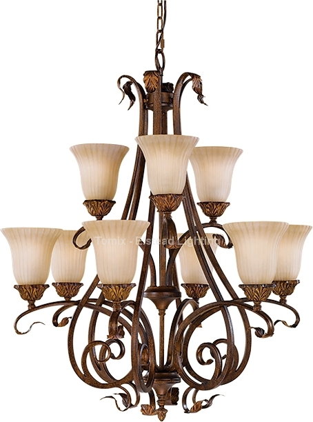 Elstead Lighting Lampa wisząca SONOMA VALLEY kol. MOSIĘŻNO-Złoto (FE/SONOMAVAL9) - Feiss -