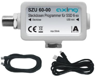 Axing SZU 60  00 Programmer do zdalnego sterowania gniazdami Axing SSD 6-XX Uni Cable antena 7611682002331