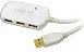 Logilink Repeater USB 2 0 12m z Hubem 4 portowym (UA0108)