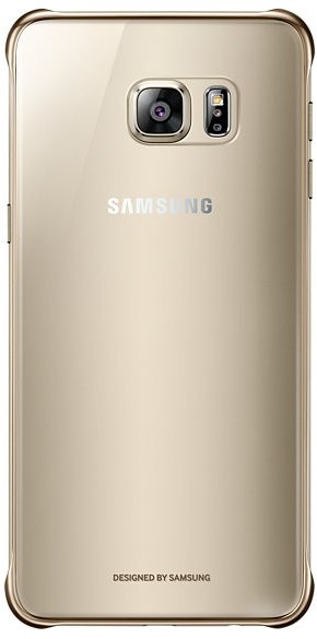 Samsung Clear Cover S6 Edge+ Złoty EF-QG928CFEGWW