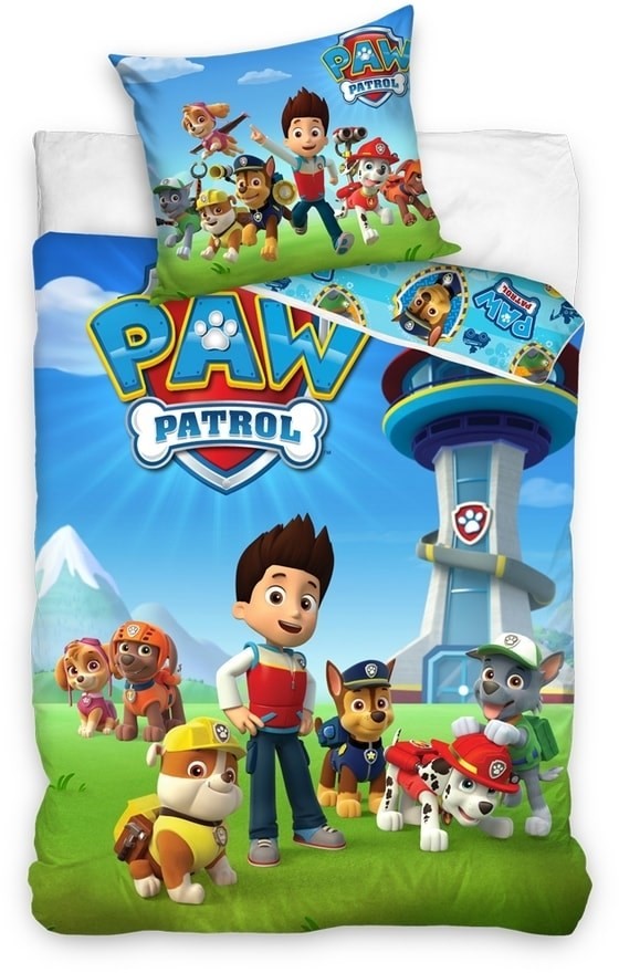 Herding Pościel dziecięca Psi patrol, 140 x 200 cm, 70 x 90 cm
