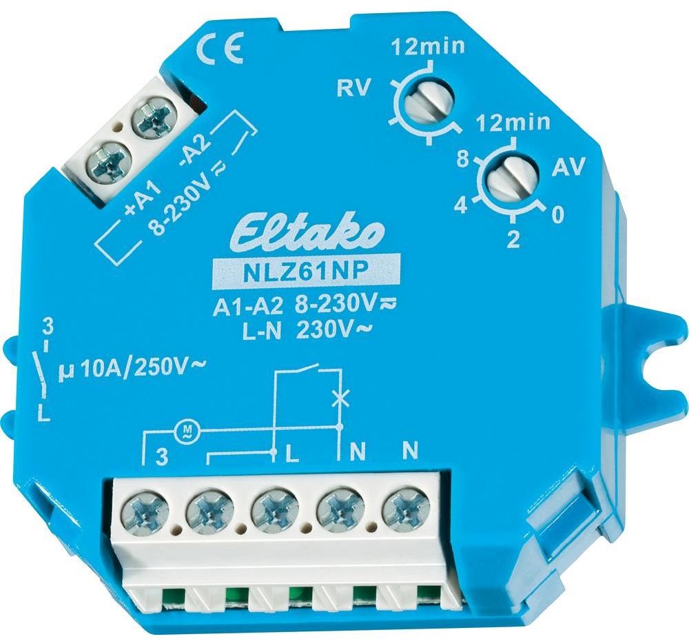 Decento czasowy Eltaco TLZ61NP-8 1 12 min 10 A 230 V