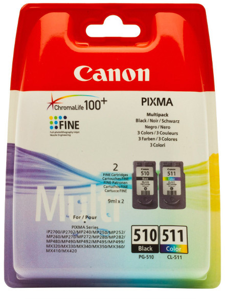 Canon oryginalny multipak [PG-510 + CL-511] 2-pak