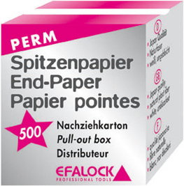 Efalock , papierki do trwałej i stylingu, 50x77 mm, 500 sztuk