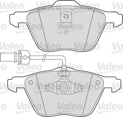 VALEO klocki hamulcowe 598565 598565