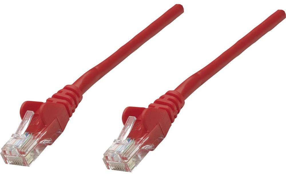 Intellinet Kabel sieciowy 735247 CAT 6 S/FTP AWG 28 RJ45 0.50 m Czerwony