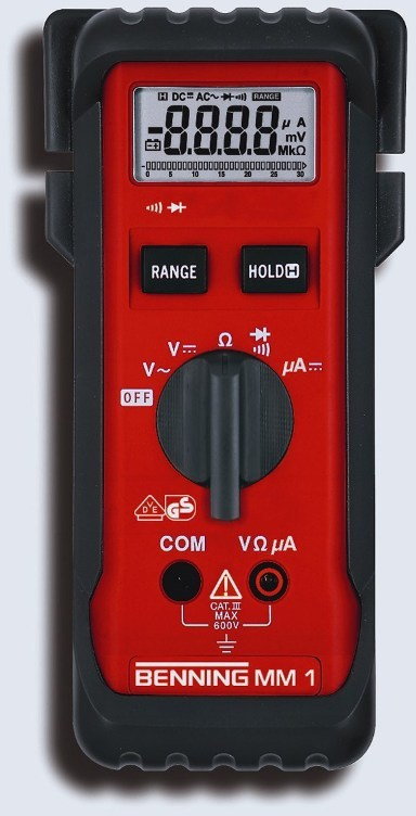 Benning MULTIMETR MM 1 UNIWERSALNY MIERNIK CYFROWY 044027