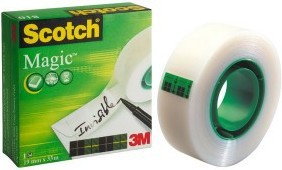 Scotch 3M Taśma klejąca MAGIC 19 mm x 33 m w pudełku 3M016
