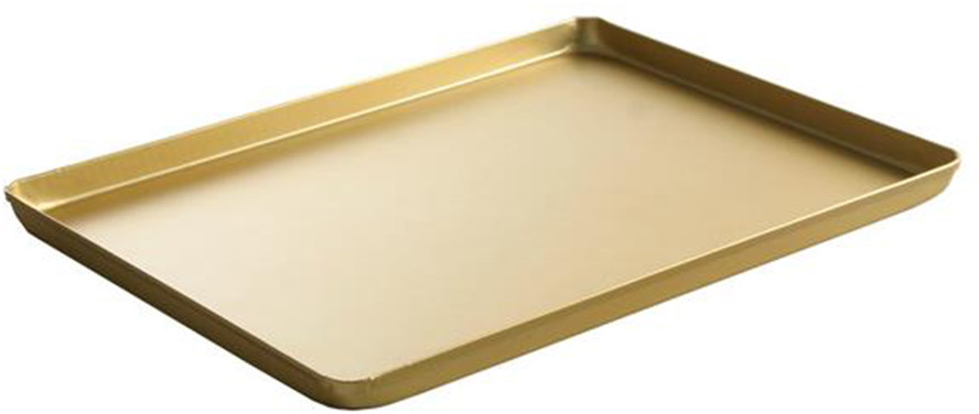Hendi Taca cukiernicza ekspozycyjna 600x400x(H)20 mm złota 808573