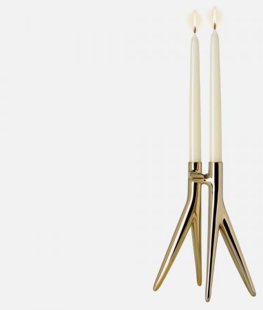 Kartell Świecznik Abbracciaio złoty - 1956-GG