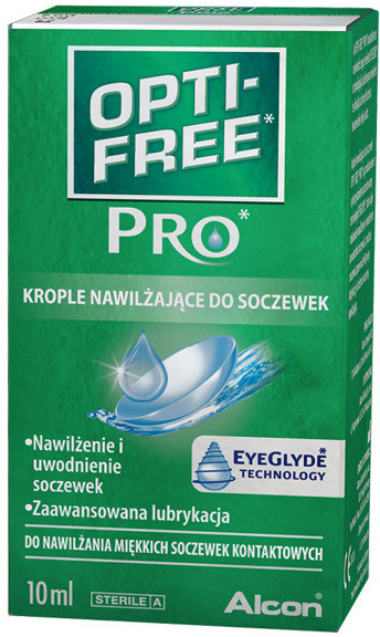 Alcon OptiFree Pro krople nawilżające do soczewek 10 ml 4245-uniw