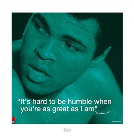 Pyramid Posters Muhammad Ali (Życiowe cytaty) - reprodukcja PPR45234