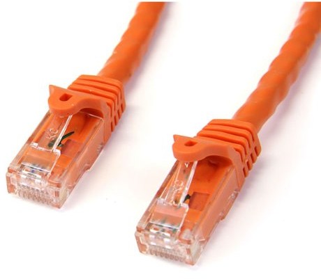 STARTECH.COM 15 ft Snagless Startech Cat6 UTP Patchkabel, ETL-Verified, czarna, spig9, pomarańczowy  pomarańczowy N6PATCH75OR