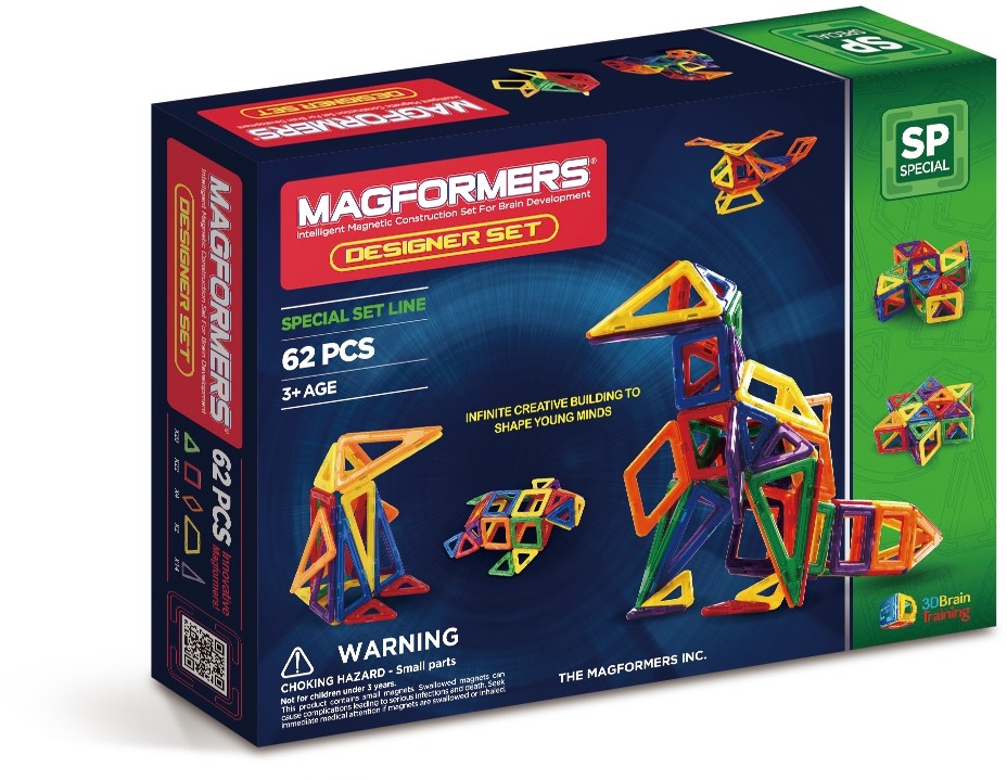 Magformers Klocki magnetyczne Designer 62 elementy 63081