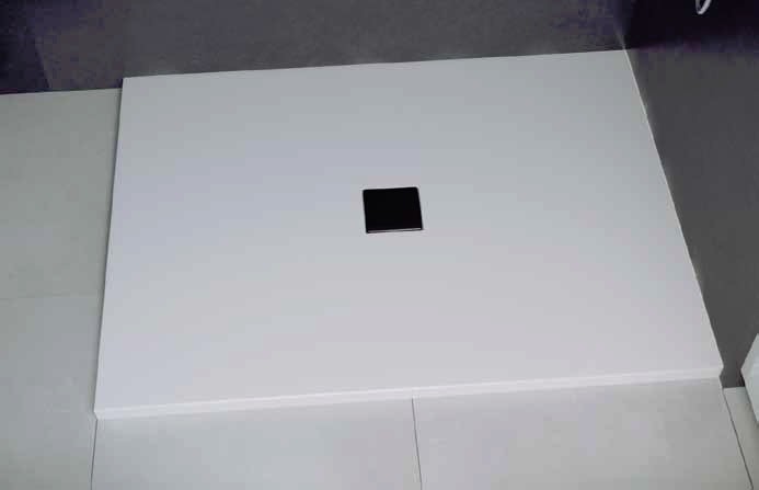 PMD Piramida Besco NoxUltraslim 140x90 biały z czarną kratką