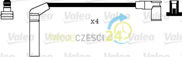 VALEO Zestaw przewodów zapłonowych 346086