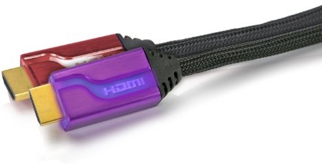 PDP PS3  Afterglow przewód HDMI Dual kabel 1,8 m/1080p/3d Ready/czerwony Dolby DTX/liliowy PL-9020PREU
