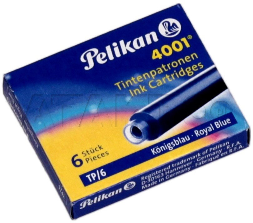 Pelikan Naboje Atramentowe krótkie niebieskie OL1002