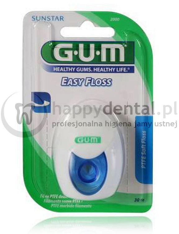 Sunstar GUM Butler Easy Floss 30m (2000) - nić dentystyczna z PTFE (politetraflu