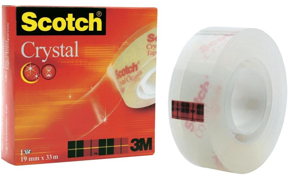 3M Taśma Scotch Crystal Clear 600 DxS) 33 m x 19 mm FT-5100-3060-2 1 Rolka(ek)