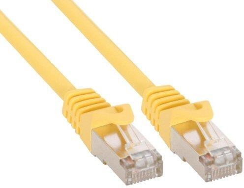 InLine 10 m Kabel zasilający 1000 Mbit RJ45 - żółty 72500P