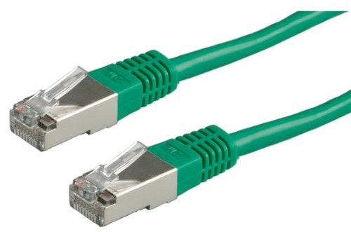 Rotronic ROLINE Category 5e FTP Cable, zielony 0,5 m 21.15.0383