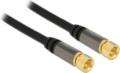 Delock Kabel Antenowy F > F St/St 5m czarny 88921