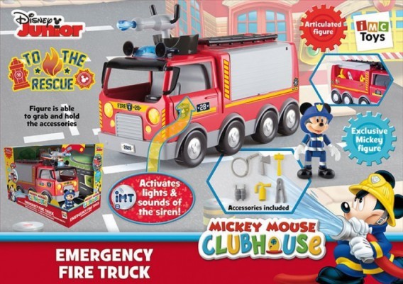 IMC Toys Zabawka Straż pożarna Myszka Miki Na Ratunek