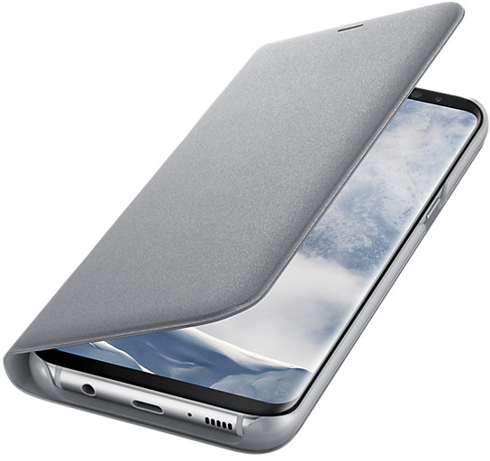 Samsung LED View Cover do Galaxy S8+ srebrny EF-NG955PSEGWW