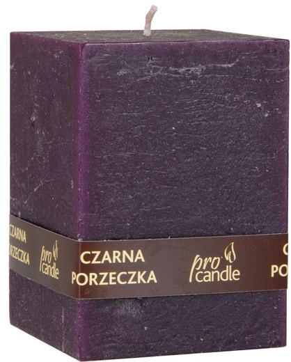 Pro Candle wieca zapachowa ProCandle 736002 / prostopadłościan / czarna porzeczka