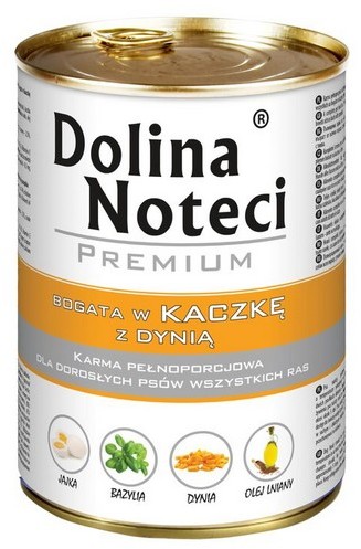 Dolina Noteci Premium Bogata W Kaczka Z Dynią 400G Puszka