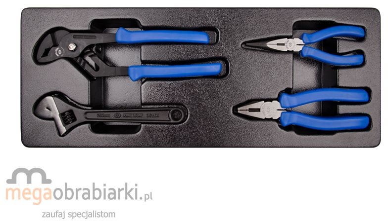 KING TONY Zestaw kluczy i szczypiec, 4 szt 9-90104GP