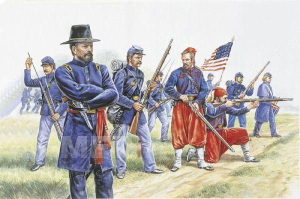 Italeri Union Infantry and Zouaves