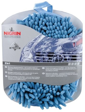 Nigrin 71110 rękawica z mikrofazy z siatką do usuwania insektów, dostępna w różnych kolorach 71110