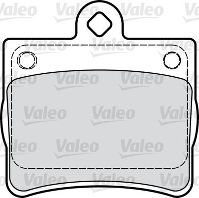 VALEO klocki hamulcowe 598763 598763
