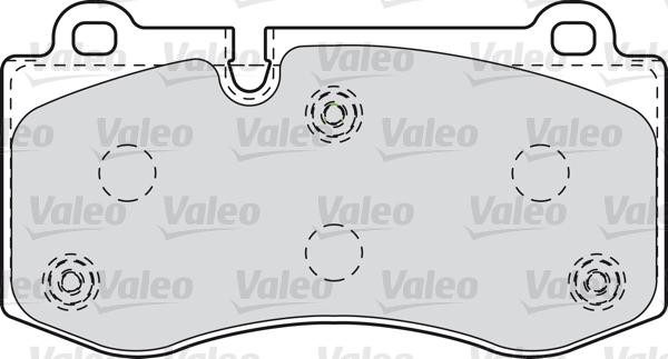 VALEO klocki hamulcowe z nrs 598995 598995